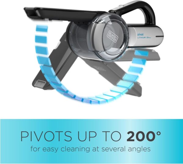 BLACK+DECKER PIVOT VAC Cordless Handheld Vacuum