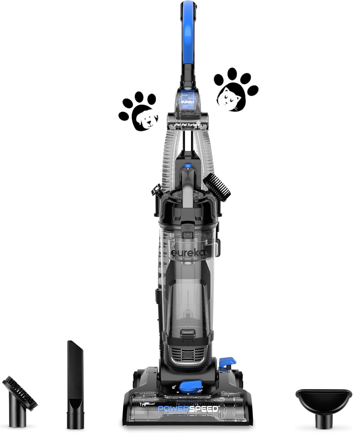 Eureka PowerSpeed Pet Turbo Vacuum, Black