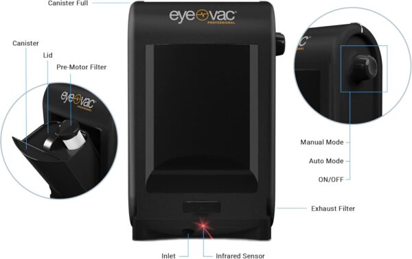 EyeVac Pro Touchless Automatic Vacuum