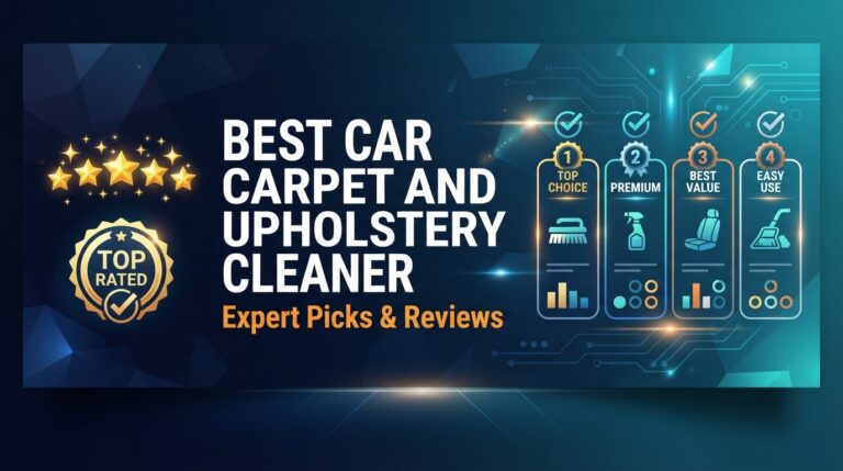7 Best Car Carpet And Upholstery Cleaner: Expert Reviewed 2026