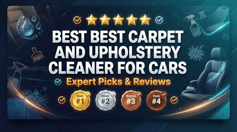 10 Best Carpet And Upholstery Cleaner For Cars: Expert Picks 2026