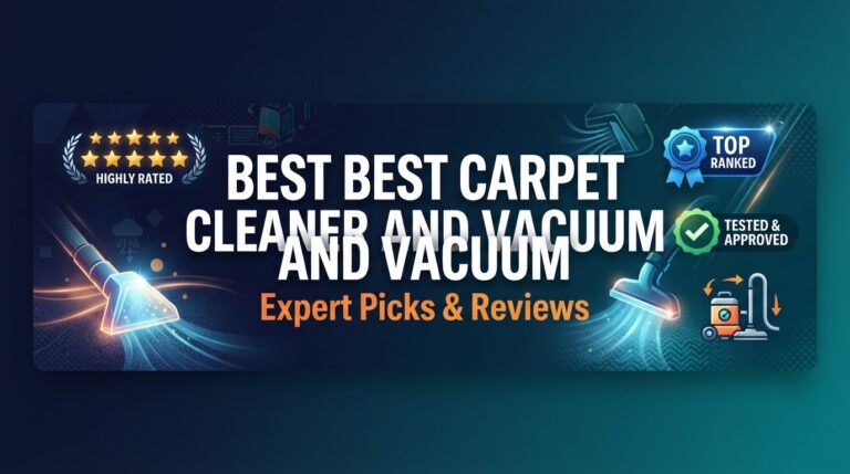 7 Best Carpet Cleaner And Vacuum: Expert-Tested 2026