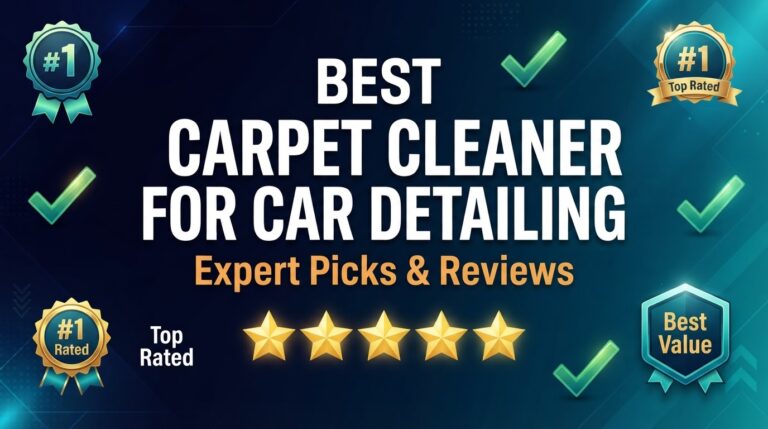 1 Best Carpet Cleaner For Car Detailing: Expert-Tested 2026