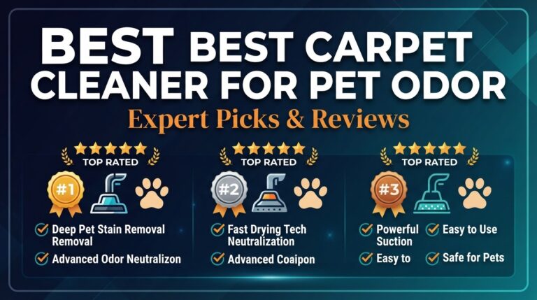 3 Best Carpet Cleaner For Pet Odor: Quality Picks 2026