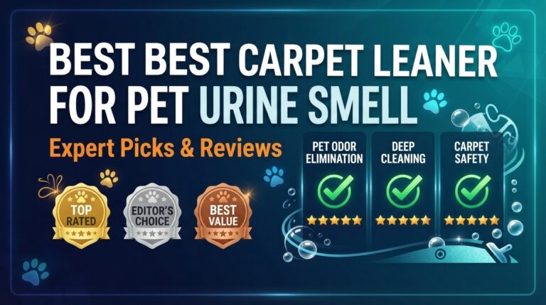 5 Best Carpet Cleaner For Pet Urine Smell: Expert-Tested 2026