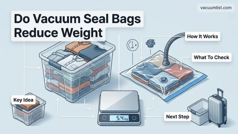 Do Vacuum Seal Bags Reduce Weight? Expert Guide 2026