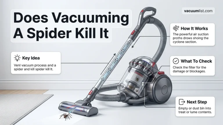 Does Vacuuming a Spider Kill It? Real 2026 Guide & Fix