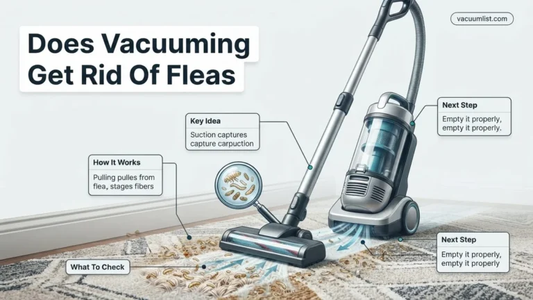 Does Vacuuming Get Rid of Fleas? Proven 2026