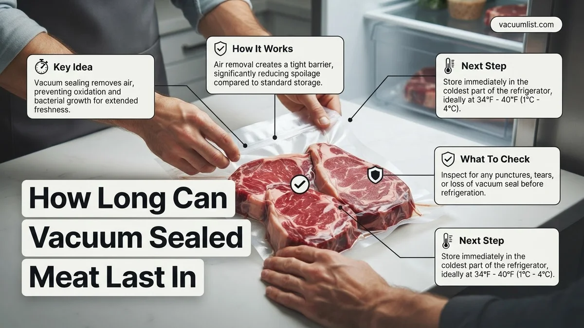 How Long Can Vacuum Sealed Meat Last In Refrigerator How Long Can Vacuum Sealed Meat Last In Refrigerator expert guide showing the main topic and key context