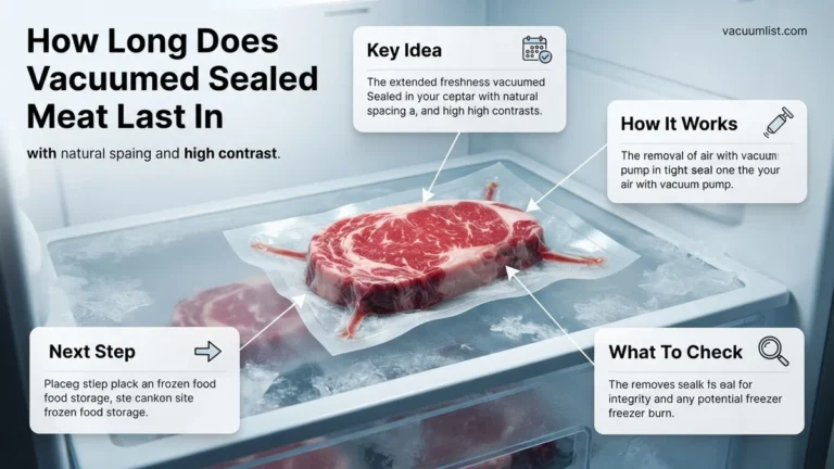 How Long Does Vacuumed Sealed Meat Last in Freezer 2026