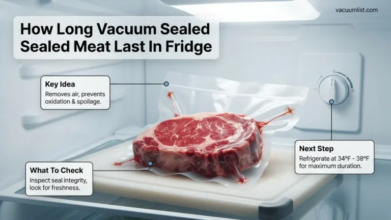 How Long Vacuum Sealed Meat Last in Fridge Expert Guide 2026
