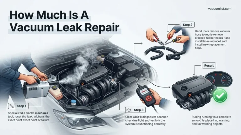 How Much Is A Vacuum Leak Repair Vacuum Leak Repair 2026
