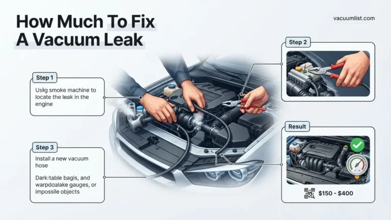How Much to Fix a Vacuum Leak in 2026 Real Cost Guide