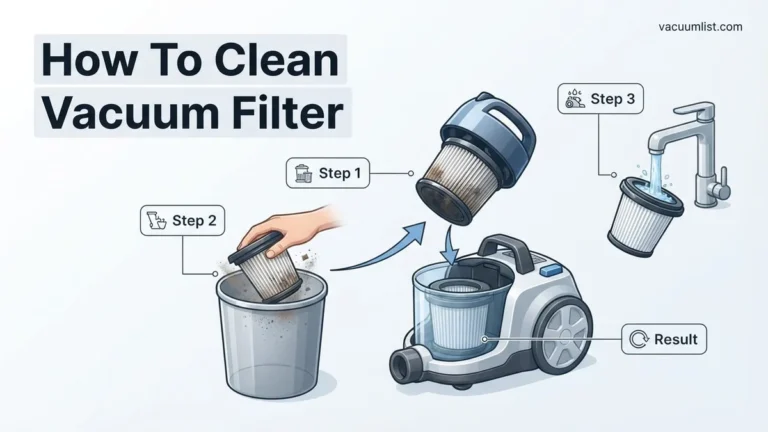 How to Clean Vacuum Filter Step-by-Step Guide for 2026