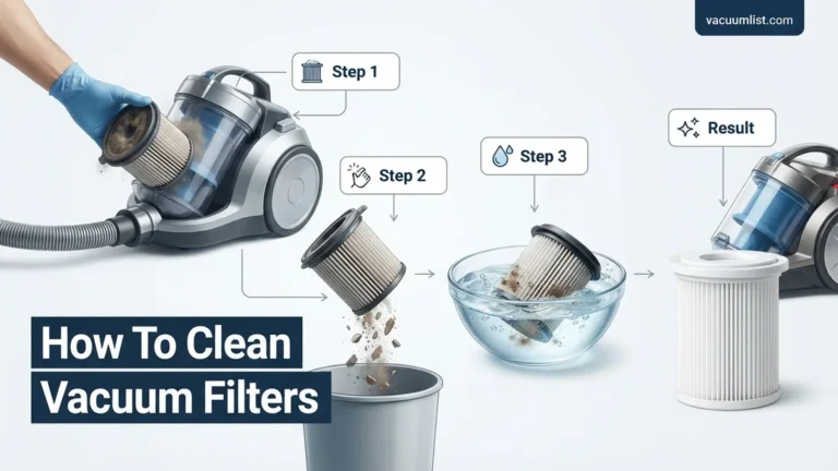 How to Clean Vacuum Filters Step-by-Step Guide for 2026