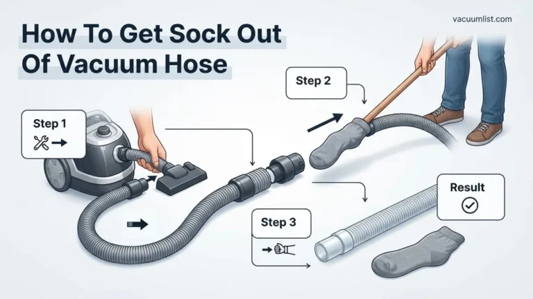 How to Get Sock Out of Vacuum Hose 2026 Step-by-Step Fix
