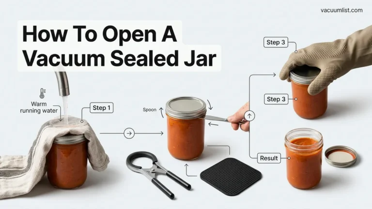 How to Open a Vacuum Sealed Jar Step-by-Step Guide 2026