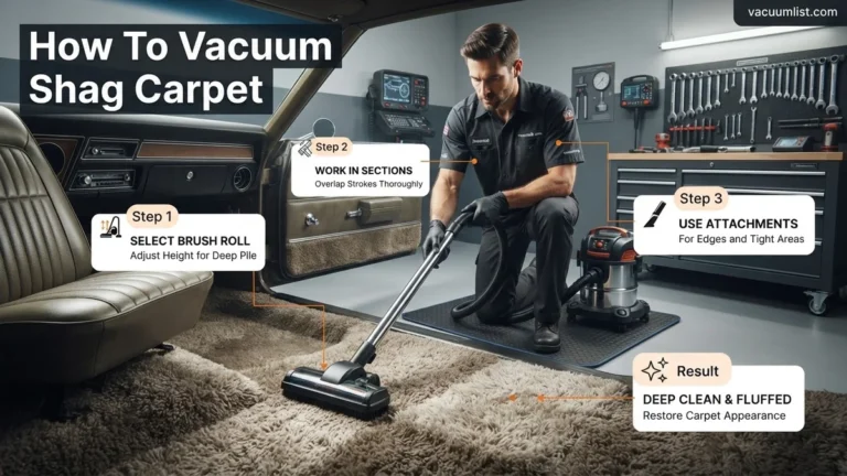 How to Vacuum Shag Carpet Step-by-Step Guide for 2026