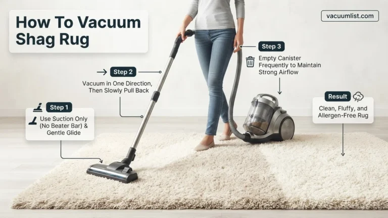 How to Vacuum Shag Rug Step-by-Step Guide 2026