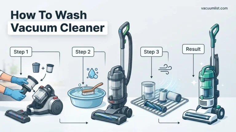 How to Wash Vacuum Cleaner Step-by-Step Guide for 2026
