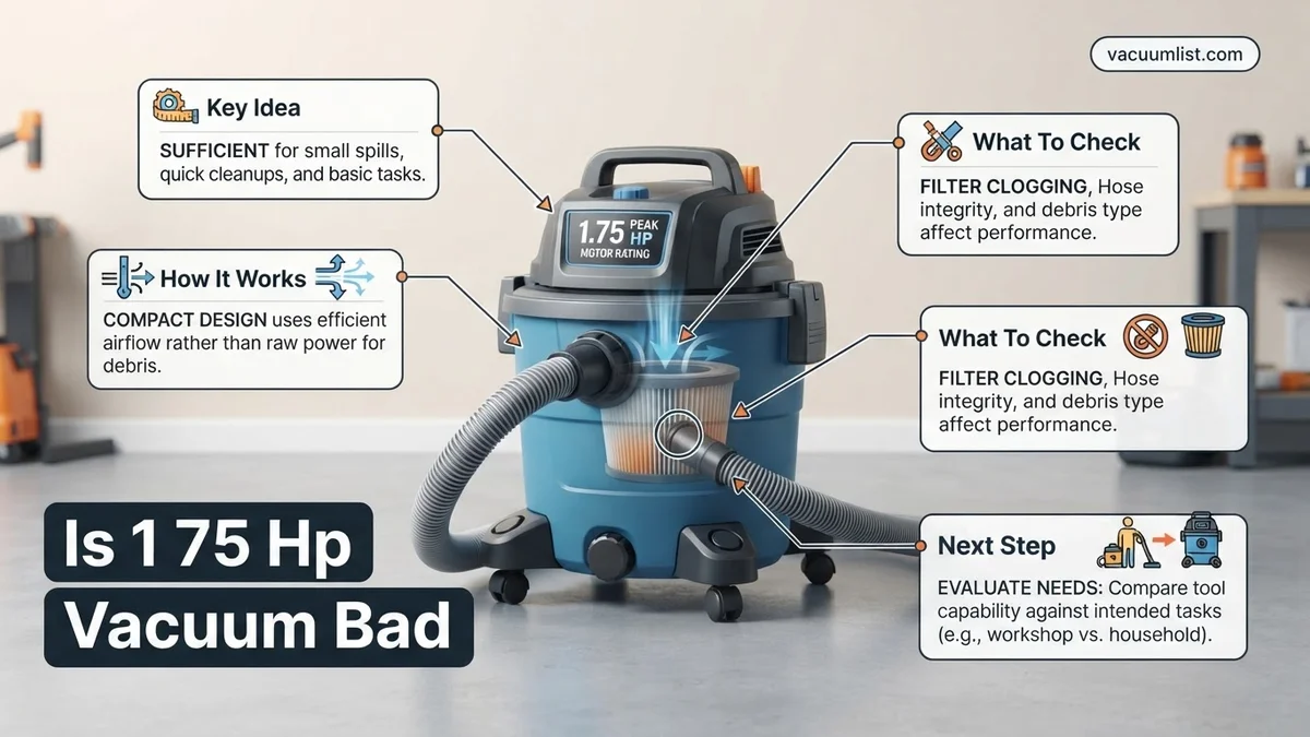 Is 1 75 Hp Vacuum Bad Is 1 75 Hp Vacuum Bad expert guide showing the main topic and key context