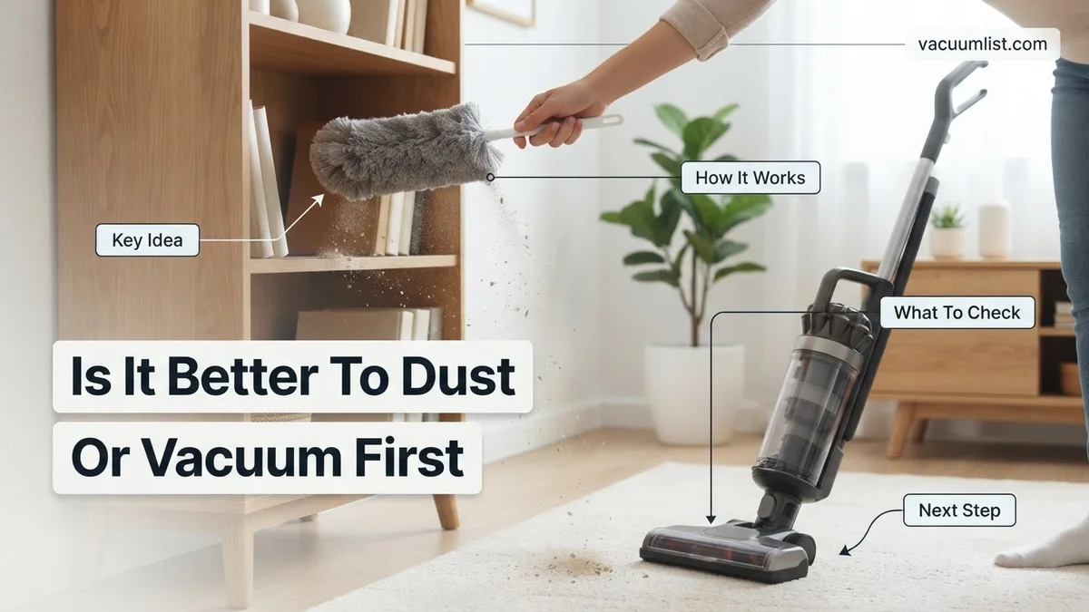 Is It Better To Dust Or Vacuum First Is It Better To Dust Or Vacuum First expert guide showing the main topic and key context