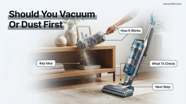 Should You Vacuum or Dust First? Expert 2026 Guide