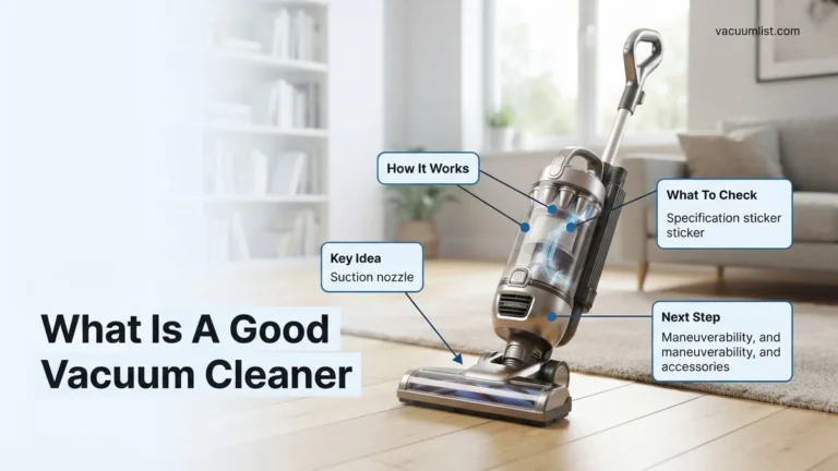 What Is a Good Vacuum Cleaner Best Expert Guide for 2026