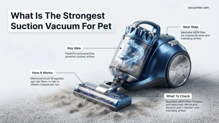 What Is The Strongest Suction Vacuum For Pet Hair 2026