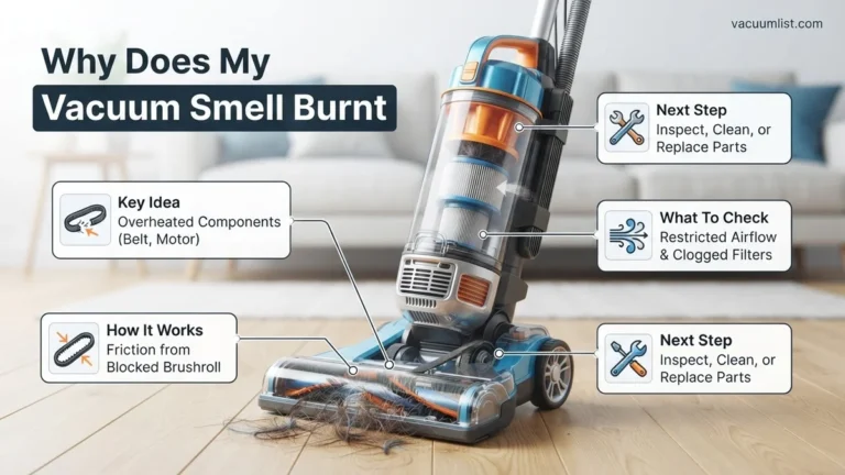 Why Does My Vacuum Smell Burnt? 2026 Fix Guide
