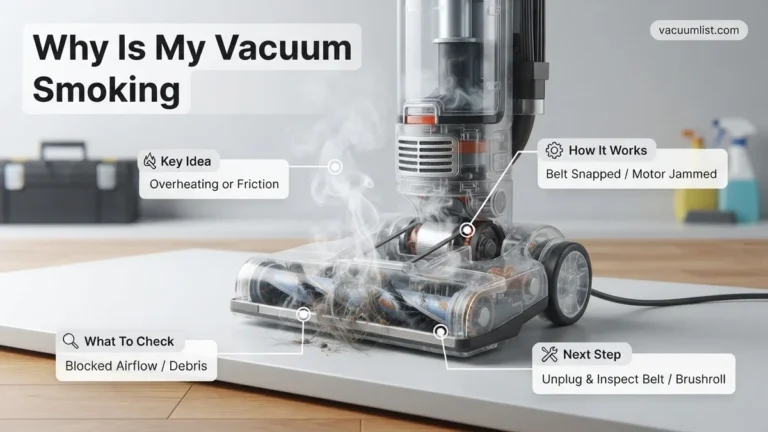 Why Is My Vacuum Smoking? 2026 Step-by-Step Fix Guide