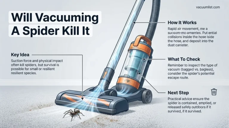 Will Vacuuming a Spider Kill It? A Proven 2026 Guide