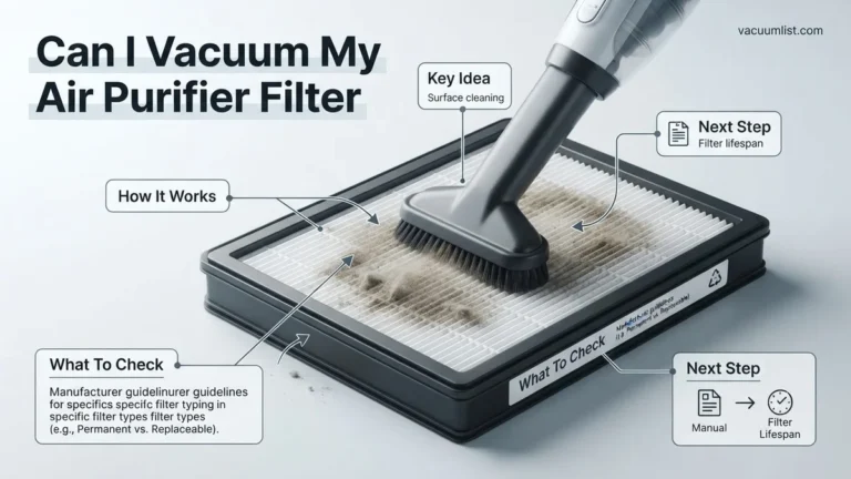 Can I Vacuum My Air Purifier Filter? Expert Guide 2027